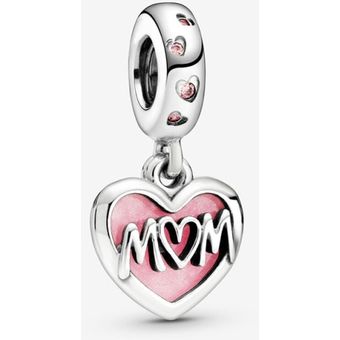 925 Cuentas De Amuleto En Forma De Corazón De Plata Con De 925 Cuentas De Amuleto En Forma De Corazón De Plata Con De