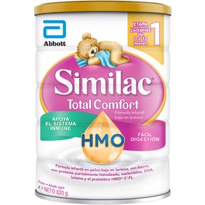 Leche Similac Total Comfort en lata de 1 de 820g - 0 a 12 meses