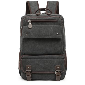 Caqui Mochila De Lona De Viaje Resistente De La Vendimia Mochila De Lona 