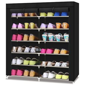 Mueble para Zapatos con Cubierta Organizadora Zapatos 9 Niveles con  Cubierta, Moda de Mujer