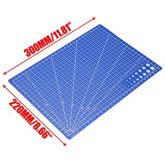 tabl WOT Alfombrilla de corte A4 Sngle tabla de corte de líneas de rejilla almohadilla de corte 
