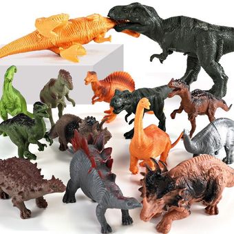 Figuras de dinosaurios juego de 44 Uds De animales vivos dinosaurios de b HON 