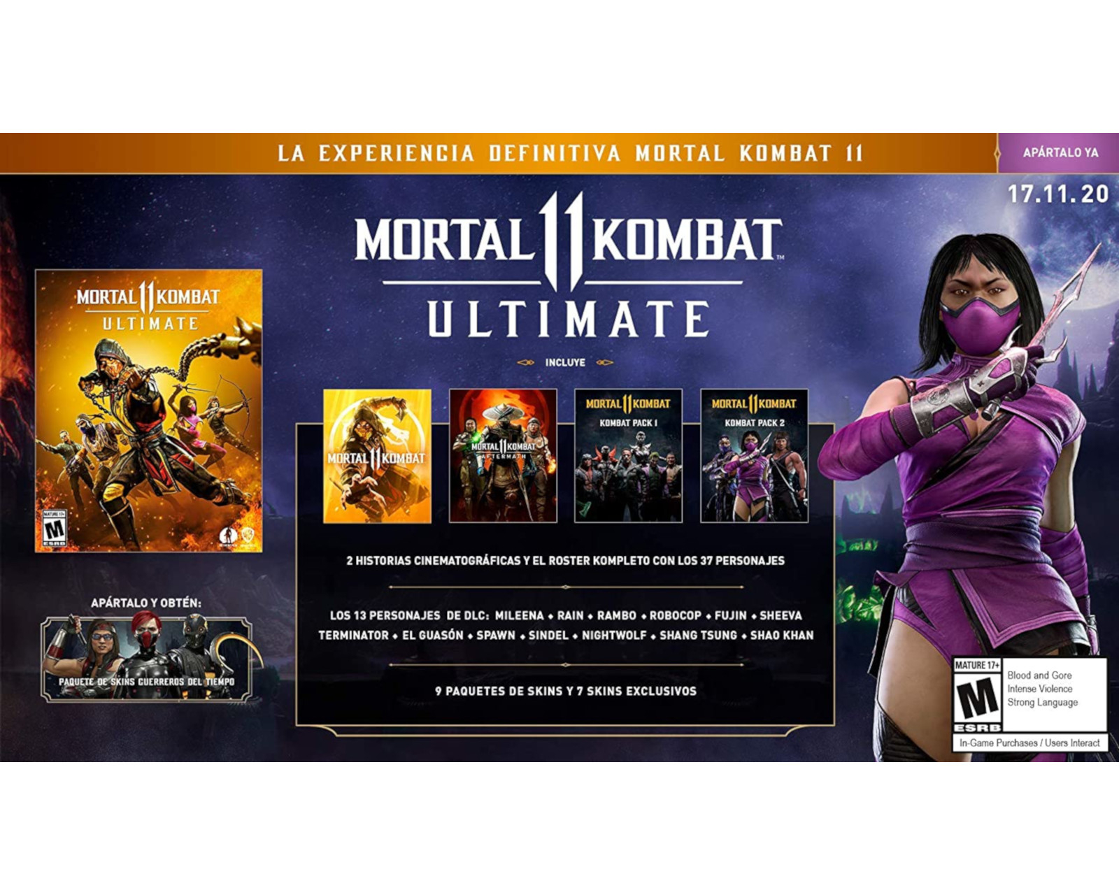 Mortal Kombat 11 Ultimate Edition para PS4