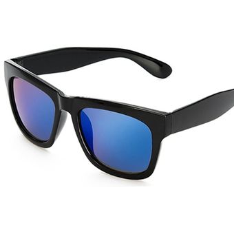 400 Myopia Prescription Sunglasses Sauqre Sun Blue -100 To 
