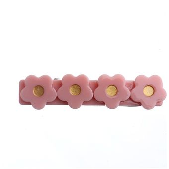 pinzas de cocodrilo bonitas clip LATERAL accesorios coreanos para el cabello flores color caramelo tocados Horquillas para el pelo de niña 
