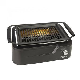 Parrilla Eléctrica con Tecnología Infrarroja 1,660 W Negra Smokeless Grill