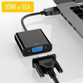 BENFEI Adaptador HDMI a VGA 1080P Convertidor de Vídeo para PC, TV,  Ordenadores Portátiles y Otros Dispositivos HDMI - Negro