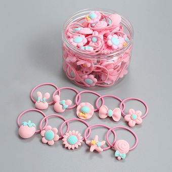 1020 Uds niños Diadema con pelo versión coreana el gorro con dibujos animados chica banda de goma dulce accesorios bonitos para el pelo 