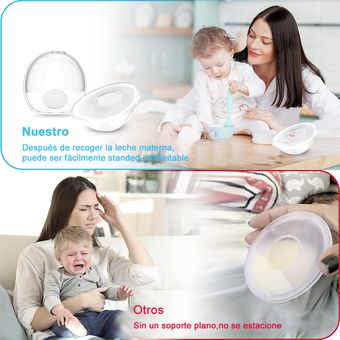 Conchas Recolectoras De Leche Materna Silicona Alimentaria CARER SPARK