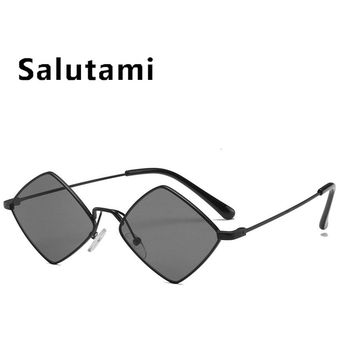 Vintage chic rómbica mini gafas de sol marca aleaciónmujer 
