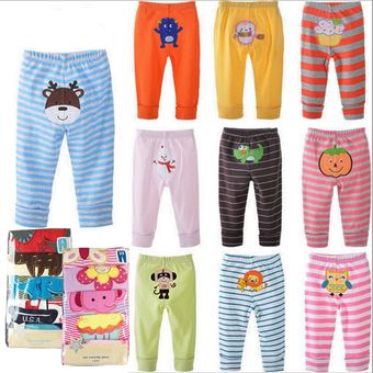Multicolor Set x5 pantalones Para Bebe Niño Glotoncitos 