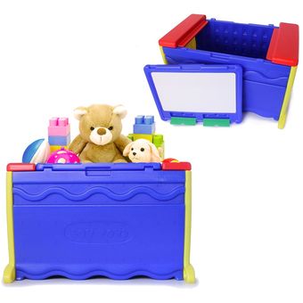 Baul niño para juguetes Tablero niño y asiento niño 