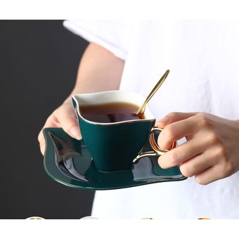 té de la tarde Conjunto de tazas de café europeo de lujo 