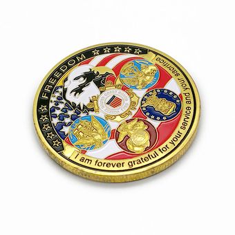 Guardacostas de EE American Freedom Eagle Challenge Coin UU 