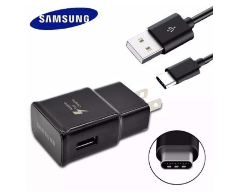 Cargador Samsung S8 Note 8 S9 - Cable Tipo C - En Caja
