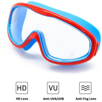 Gafas de natación para niños de 3 a 8 años máscara de buceo tapones para los oídos visión amplia Anti-UV antiniebla deportes al aire libre 