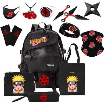 14PCS Naruto Akatsuki Anime Mochila con guantes | Linio Perú -  OE991TB0KGK89LPE