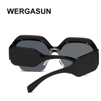 Wergasun Square Ladies Sunglasses Square Men Glasses Uv400 