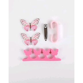 Kit de manicure 5 piezas con temática de mariposa