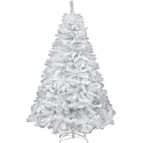 Arbol Navidad Artificial 1.60 M Frondoso Blanco Pino