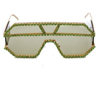 Lujosas lentes siamesas de 10 colores gafasmujer gafas de sol 