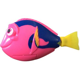 envío directo Pez electrónico activado alimentado por batería juguete para mascotas lindo pez divertido 