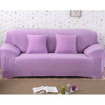 #Light Purple Funda de algodón elástica para sofá protector envolvente,para sala de estar,1 unidad 