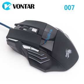 Professional Vontar 5500 Dpi Gaming Mouse 7 Buttons Led Usb