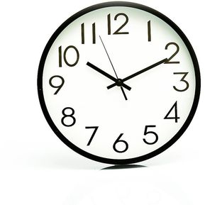 Reloj Pared Básico Negro