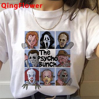 Camiseta con gráfico de Horror Chucky Harajuku camiseta con divertido dibujo de Ullznag de Ani HON 