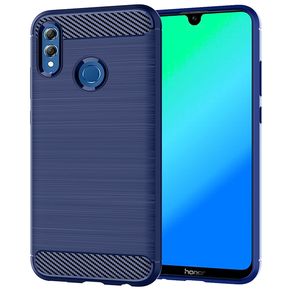 Funda De TPU Fibra Carbono Para Huawei P Smart 2019 - Azul