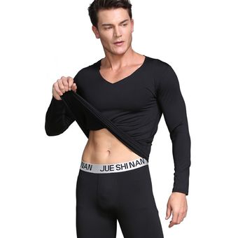 Ropa interior térmica negra para hombre ropa de dormir ajustada de t = |  Linio Perú - UN055FA086GPLLPE