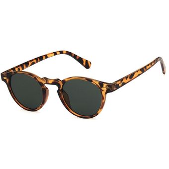 2021 Round Sunglasses Men Vintage Small Sun Glasses Ladies 