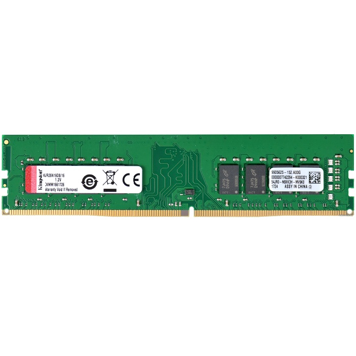 Memoria Ram DDR4 Kingston 2666MHz 16GB PC4-21300 KVR26N19D816