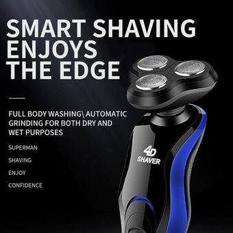 Maquinilla de afeitar eléctrica para hombres afeitadoras recargables 