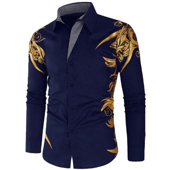 Camisa color oro discount hombre