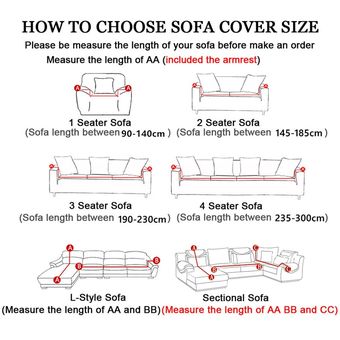 Fundas de LICRA para sofá,cubierta elástica estampada para sala de estar,Protector para muebles de sillón de 1234 asientos #Color 4 