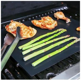 Plancha Asador Grill Electrico Antiadherente Parrila Negra GENERICO