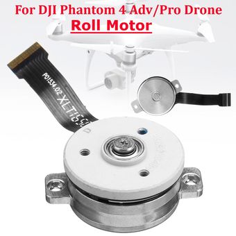 Repuesto de piezas de reparación de drones Motor de rodillo cardán para DJI Phantom 4 Adv  Pro Drone 