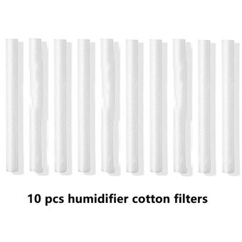difusor de Aroma 6mm x 150mm filtro de humidificador XYX generador de niebla 10 Uds Esponja de algodón de repuesto para humidificador Usb 