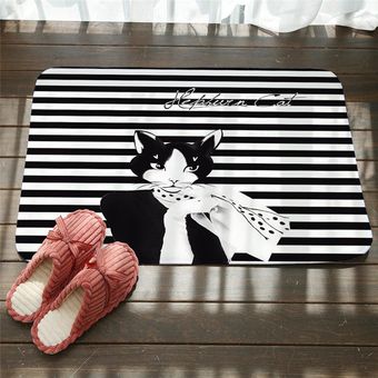 Alfombras preciosa linda del modelo del gato suave Inicio Sala floormat antideslizantes alfombras 