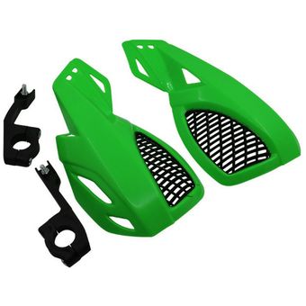 verde 1 par de manillar protector de la mano contra el viento de la Guardia motocicleta para vehículos todo terreno 