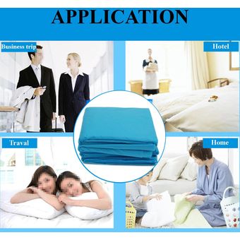 20Pcs 80x180cm Fundas desechables para sábanas de mesa impermeables para masajes Hotel 