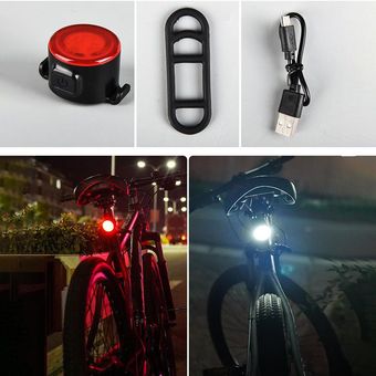 Recargables XPE frente de la bicicleta de las luces traseras Accesorios para bicicletas Luces de bicicleta USB 