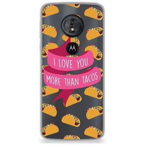 Funda para Moto G6 Play - Love Tacos, Smooth Case