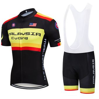 Jersey de ciclismo COLOMBIA conjunto de babero 9D ropa de uniforme 