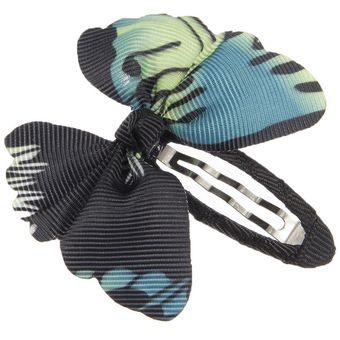 2 unidslote mariposa lazos de cinta para el pelo Clip de 