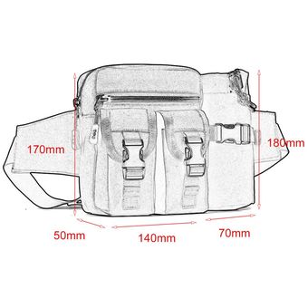 Botella Protector Plus cintura táctica bolsa con agua bolsa impermeable del bolso de la cintura camuflaje selva 