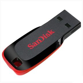 SanDisk Cruzer Blade USB 2.0 Disk Flash 8GB Pen Drive Memory SDCZ50-Negro