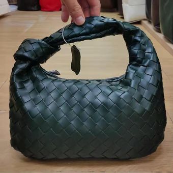 bolsa de hombro de cuero tejido de lujo con estampado,informal,40x3x25cm 